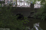 Welbrug die bijna aan het zicht onttrokken wordt door bomen en struiken.
<br/>
Corrie Groen- Pickhard, 2015-06-20